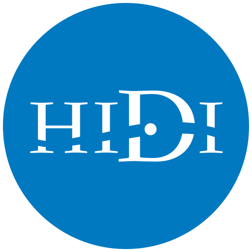 Blue circle HIDI logo